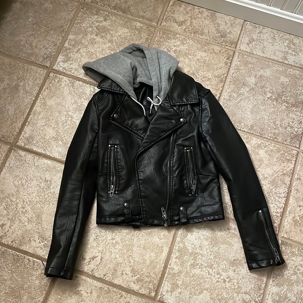 Blank NYC faux leather jacket